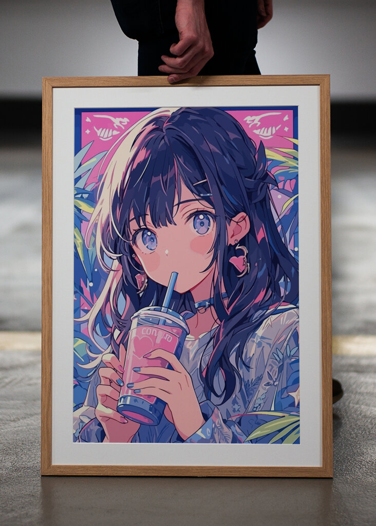 Anime süßes Mädchen