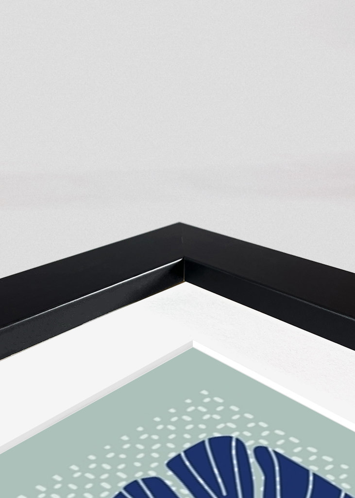 Klimt flowers light blue