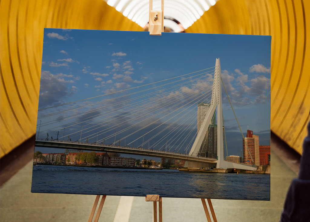 moderne Brücke in holland
