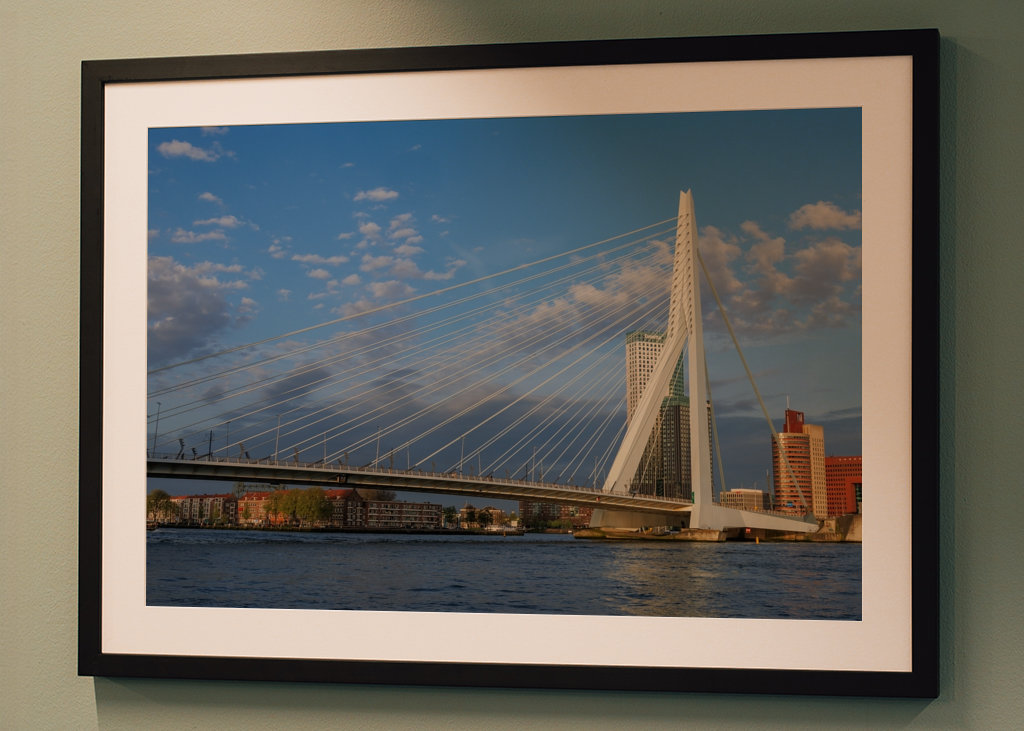 moderne Brücke in holland