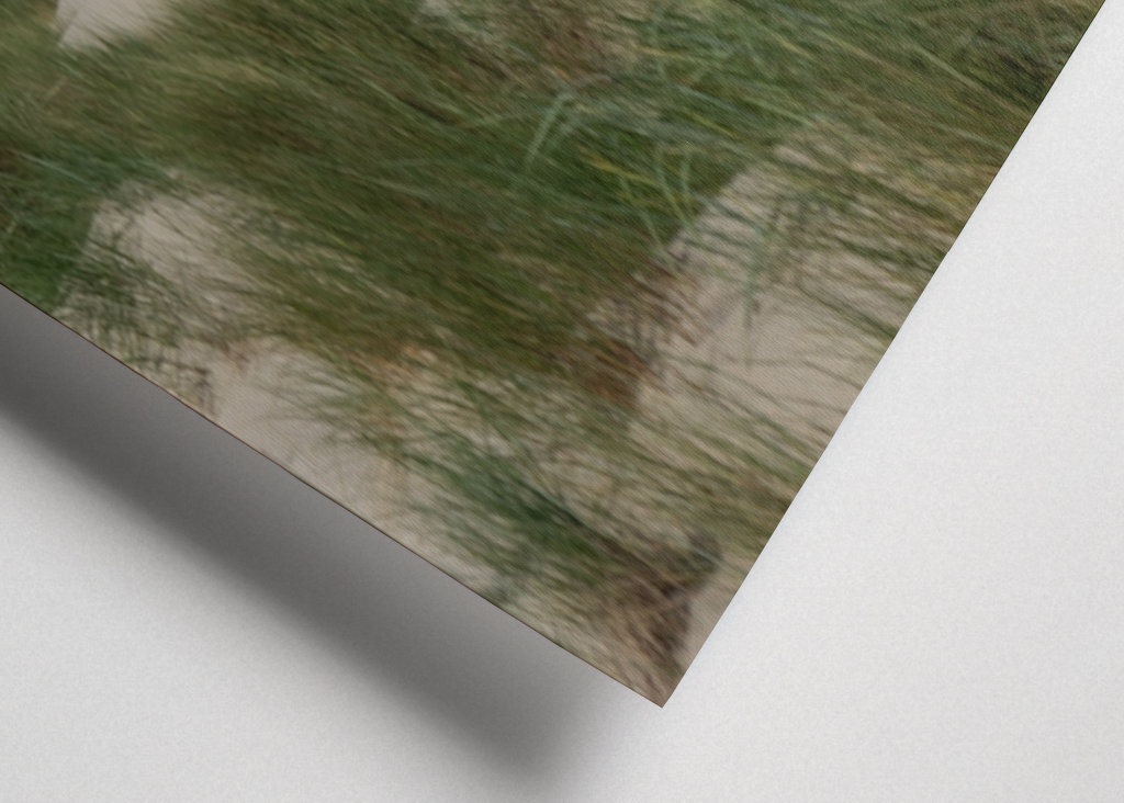 Gul strandstol i klitterne