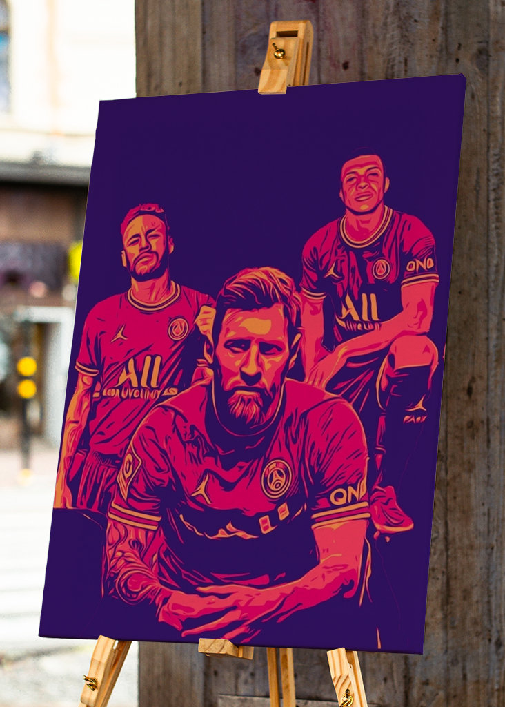 Lionel Messi Mbappe Neymar Jr