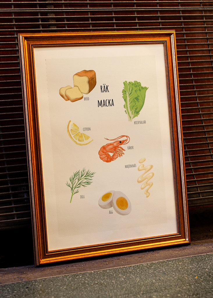 Sándwich de camarones: un manjar sueco