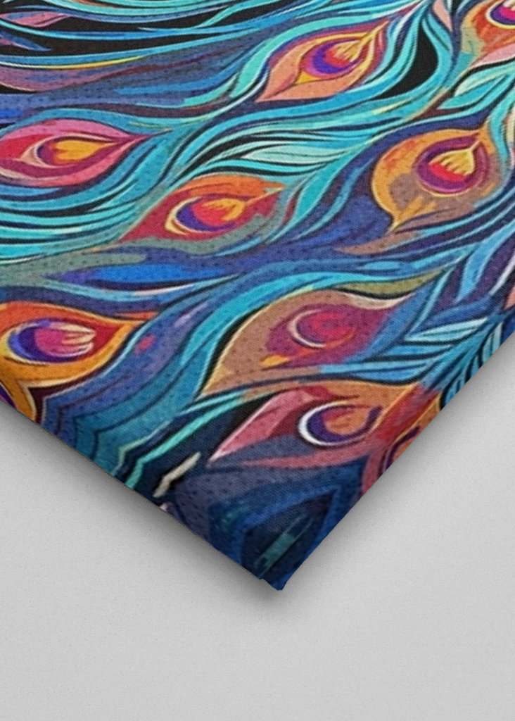 De Kleurrijke Bloem van de pauw 