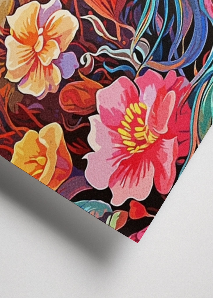 De Kleurrijke Bloem van de pauw 