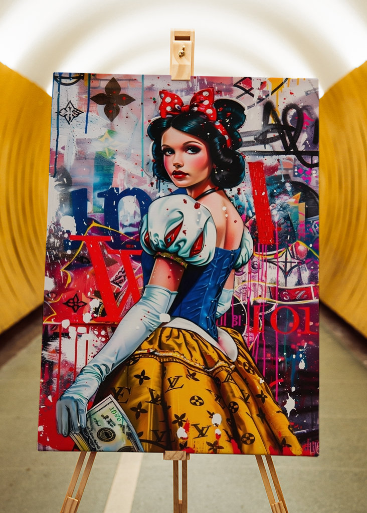 Vintage princezna splash