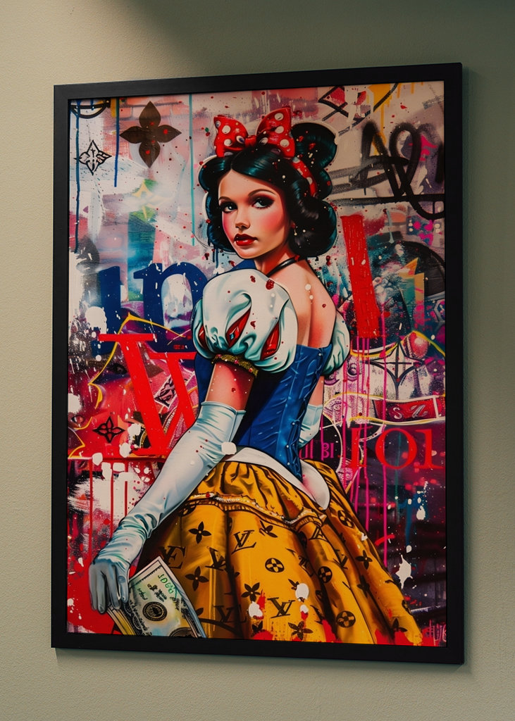 Vintage princezna splash