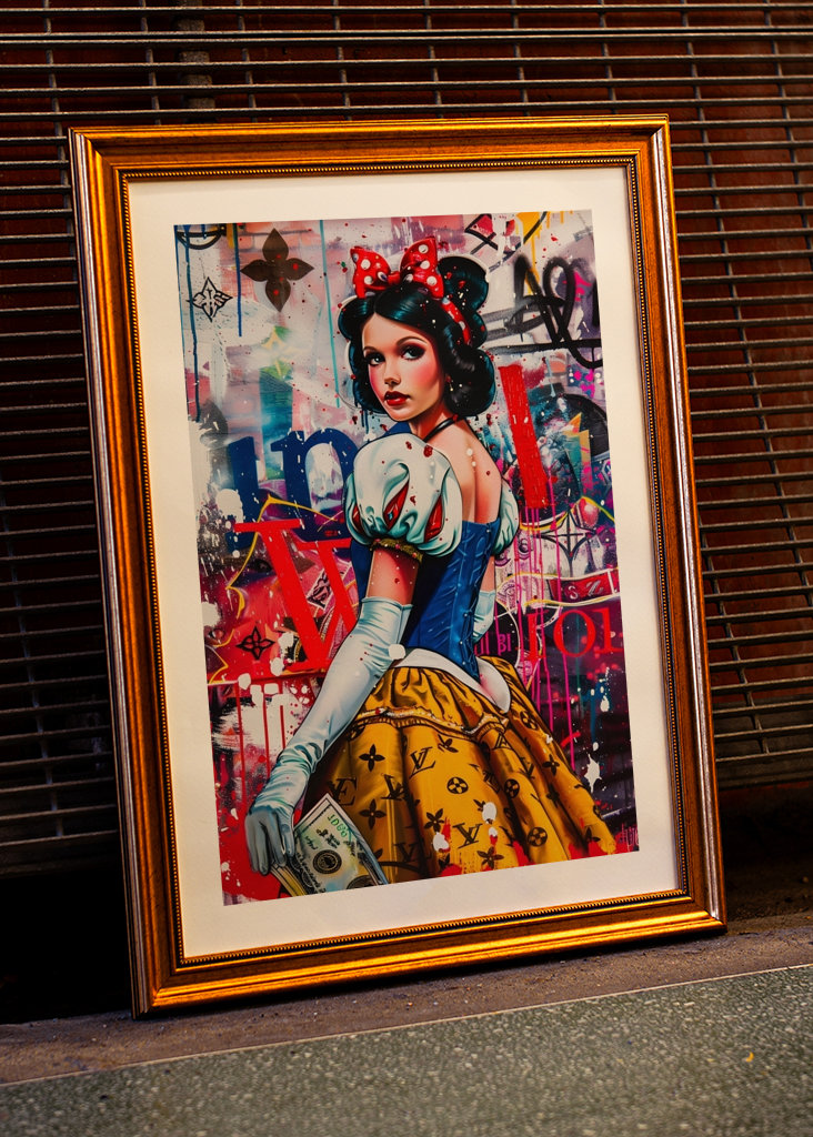 Vintage princezna splash