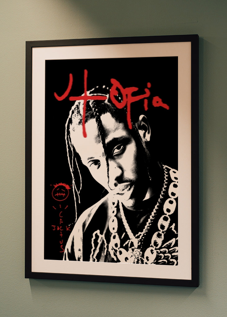 travis utopia black white