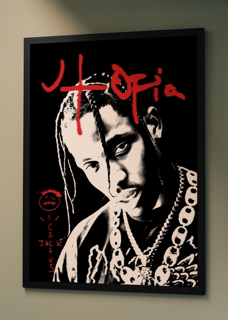 travis utopia black white