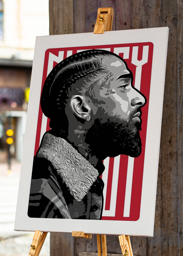 Nipsey Hussle Boční Pohled