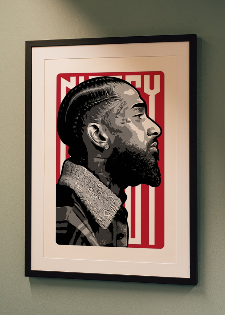 Nipsey Hussle Boční Pohled