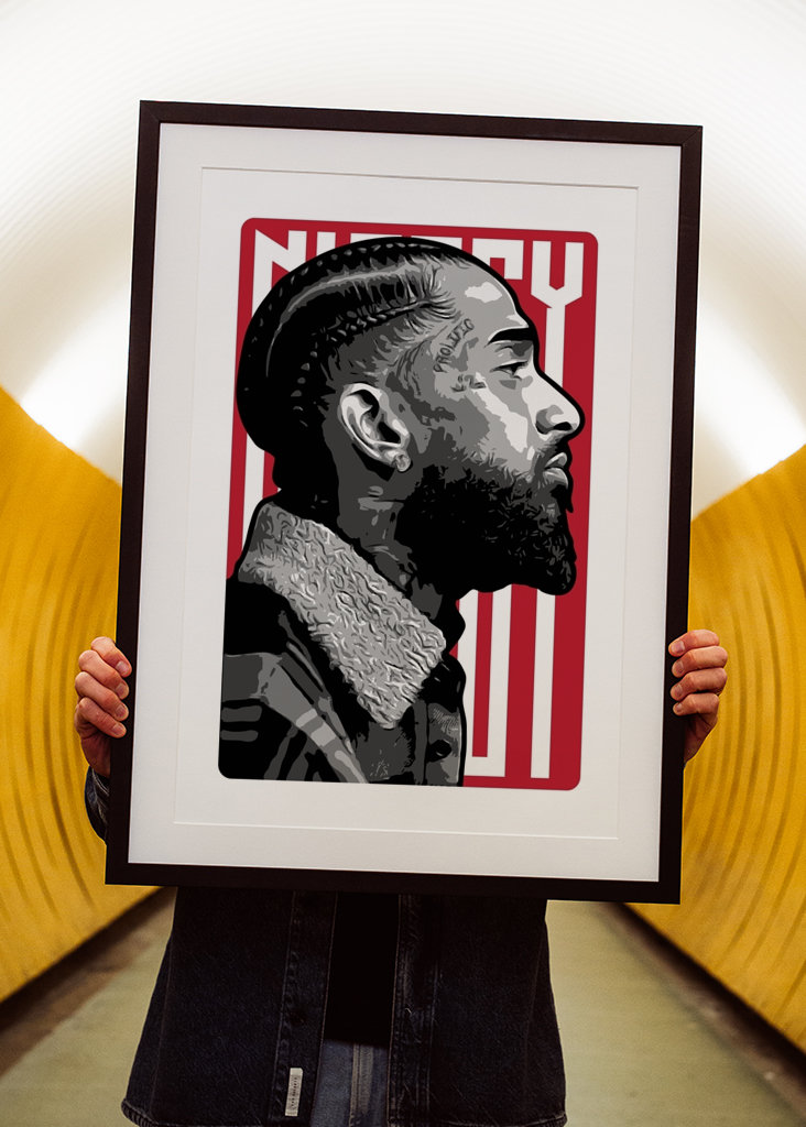 Nipsey Hussle Boční Pohled