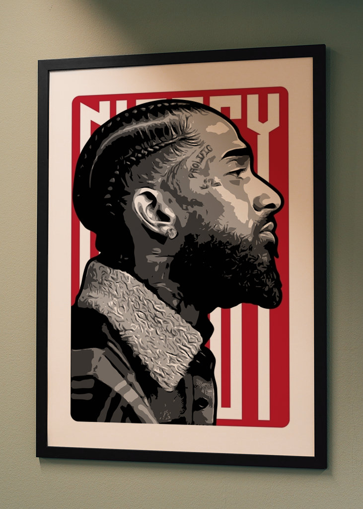 Nipsey Hussle Boční Pohled