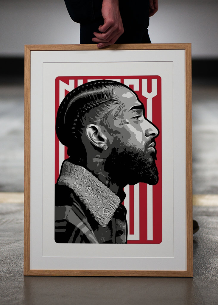 Nipsey Hussle Boční Pohled