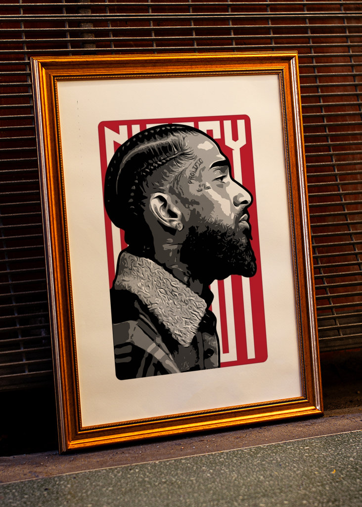 Nipsey Hussle Boční Pohled