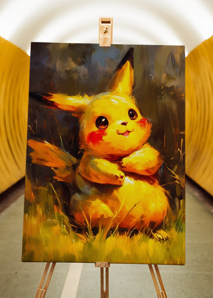 Pokemon Pikachu Painting