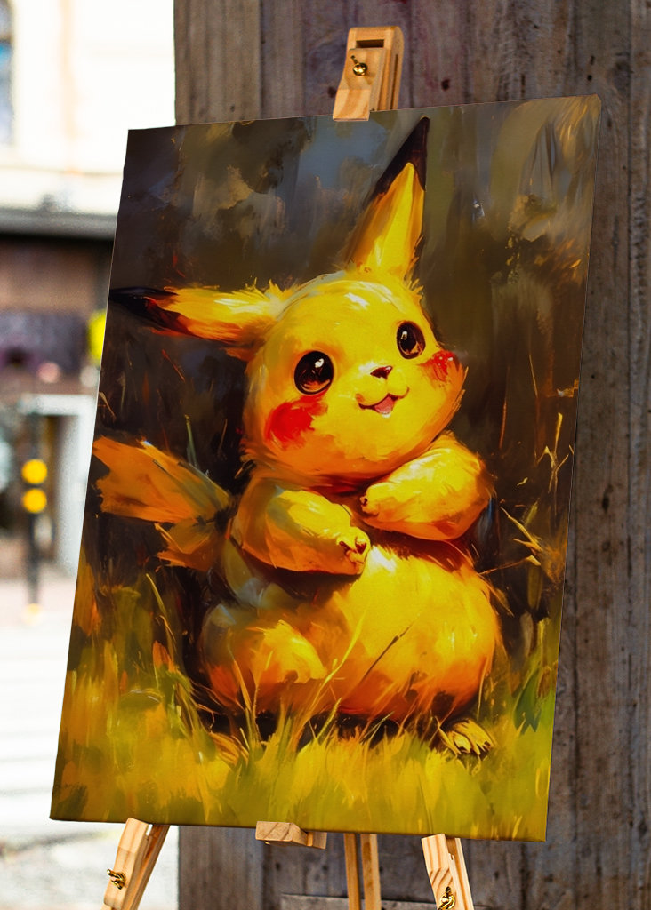 Pokemon Pikachu Painting