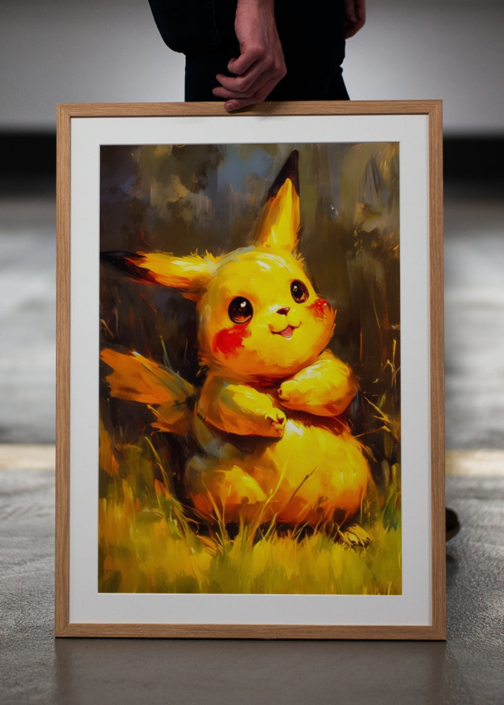 Pokemon Pikachu Painting