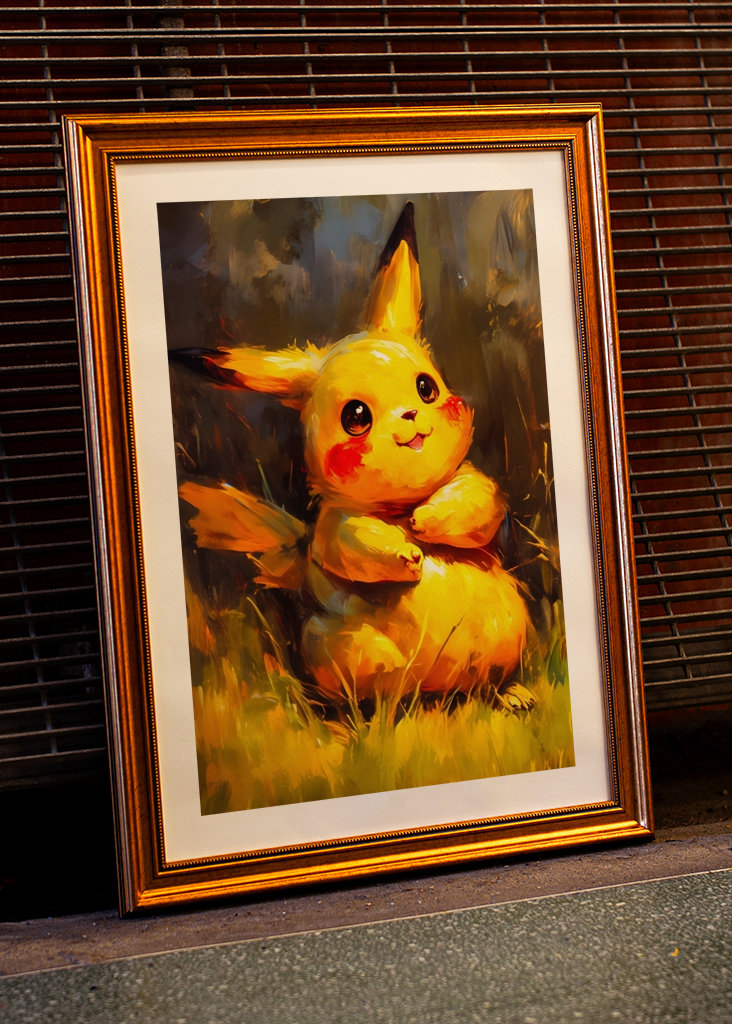 Pokemon Pikachu Painting