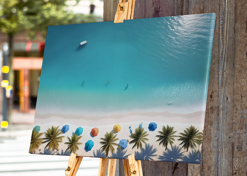 Serenity Azure Sunlit Shores