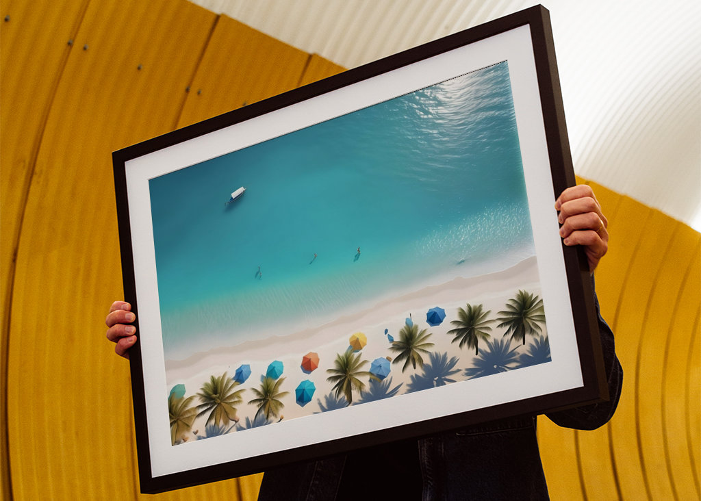 Serenity Azure Sunlit Shores