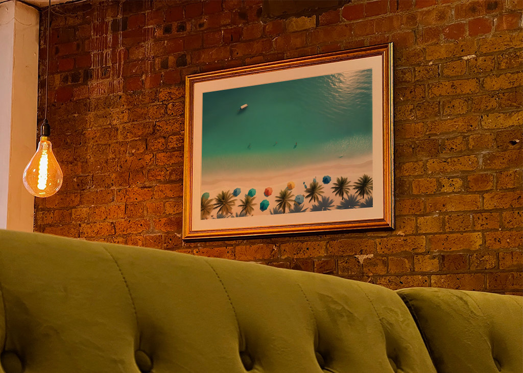 Serenity Azure Sunlit Shores