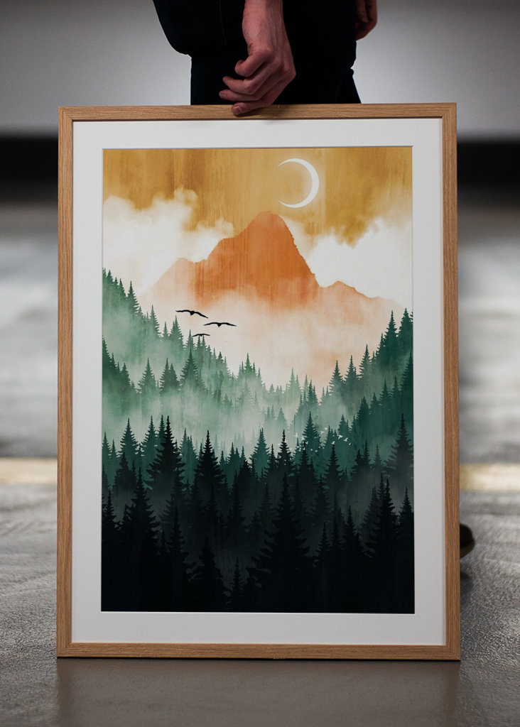 Uitzicht op de bergen