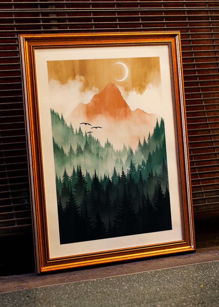 Uitzicht op de bergen