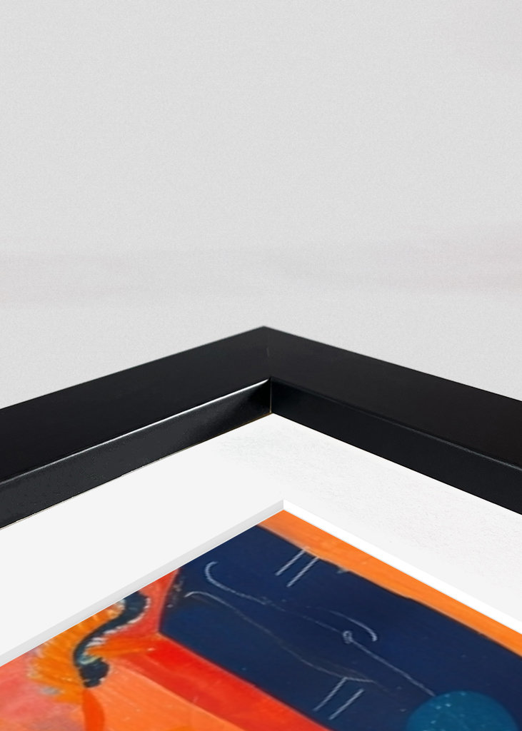 Kočky na modrých schodech 