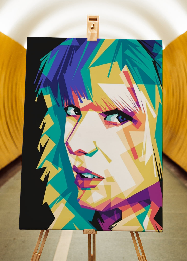 Taylor Swift wpap Pop Art