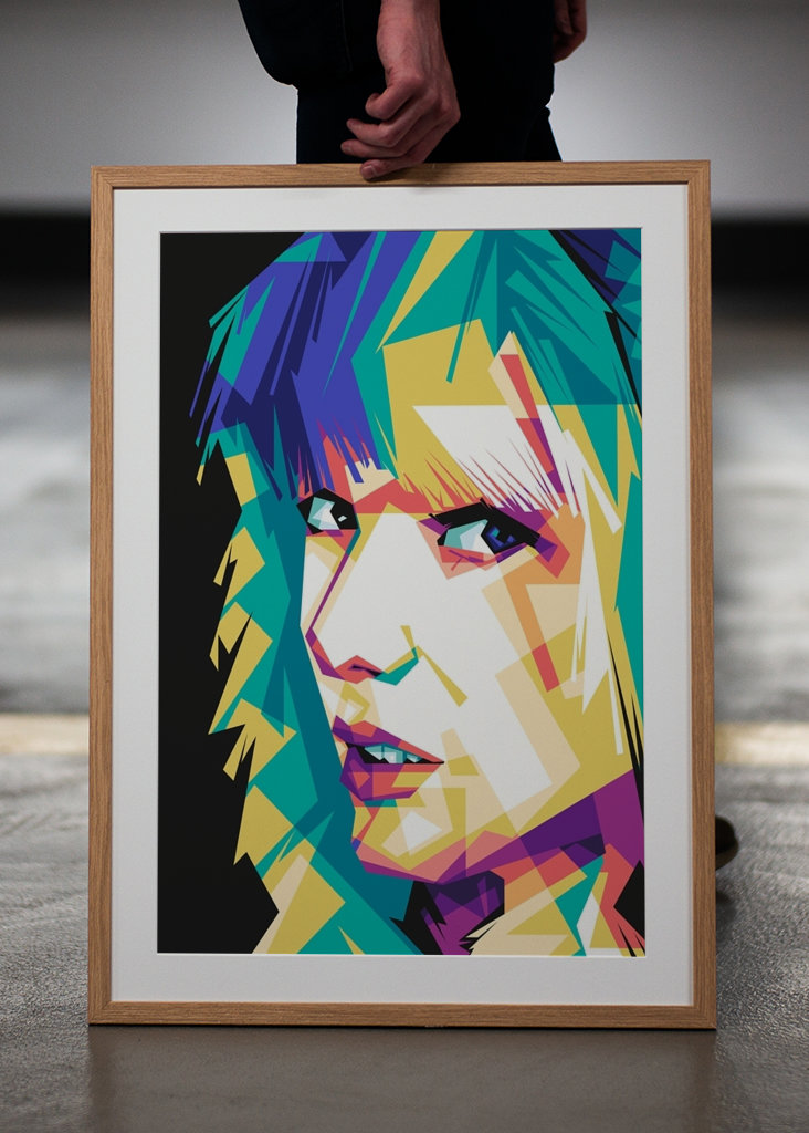 Taylor Swift wpap Pop Art