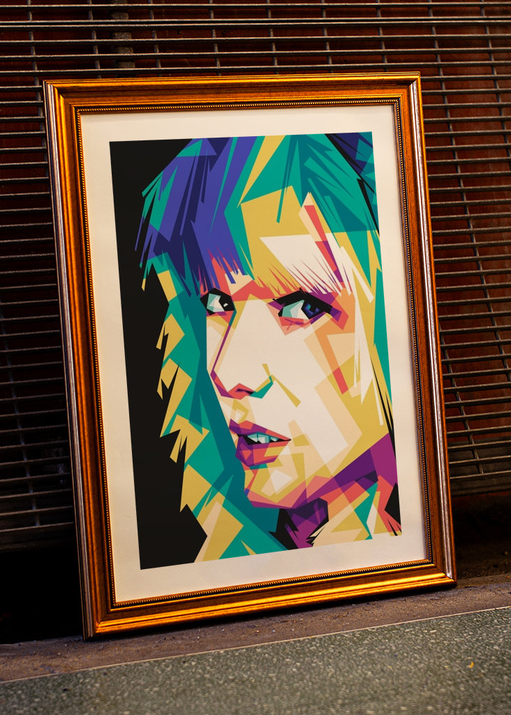Taylor Swift wpap Pop Art