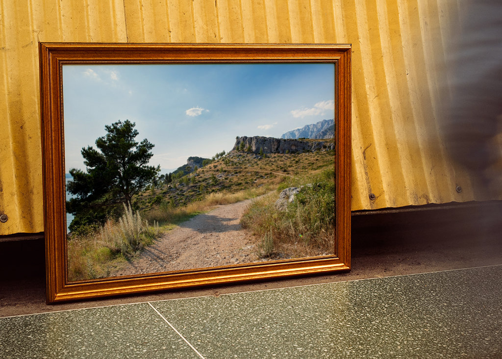 view of Makarska mountains 