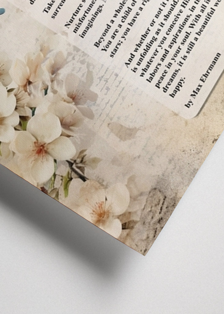 Desiderata Poem by Max Ehrmann