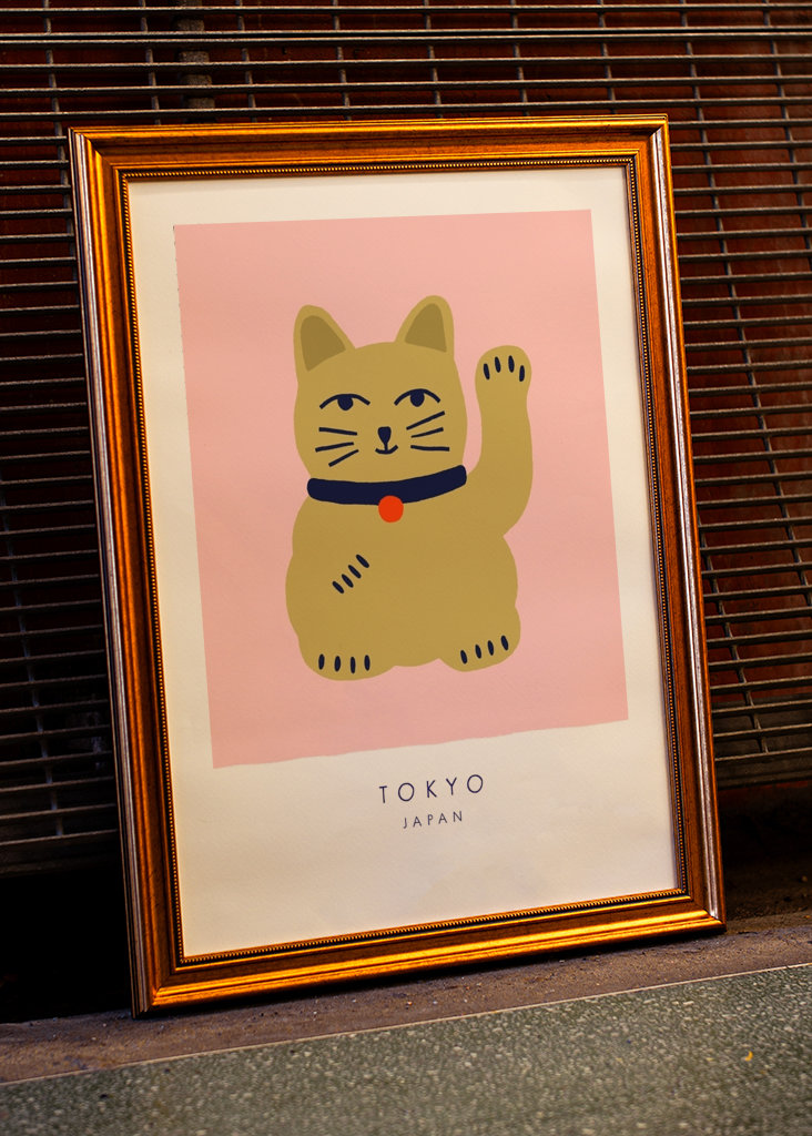 Maneki Neko Winkekatze