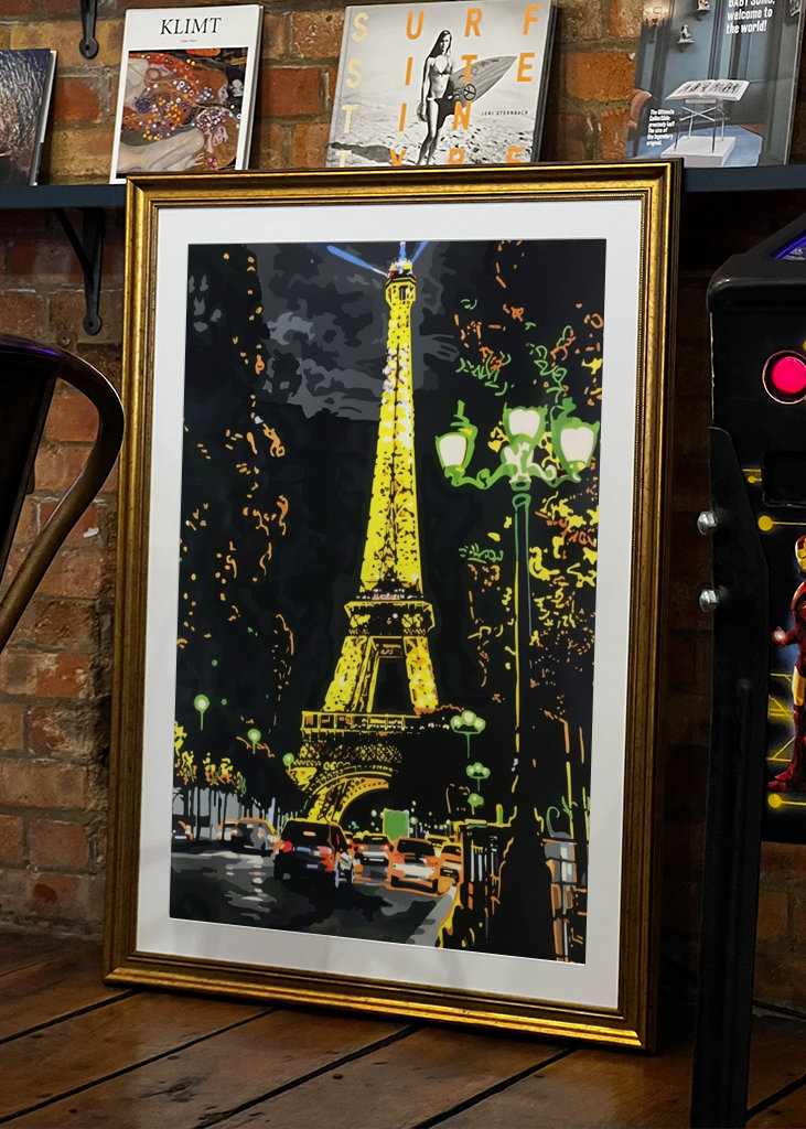 Eiffelturm bei Nacht Paris