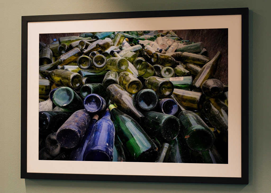 wine bottles used