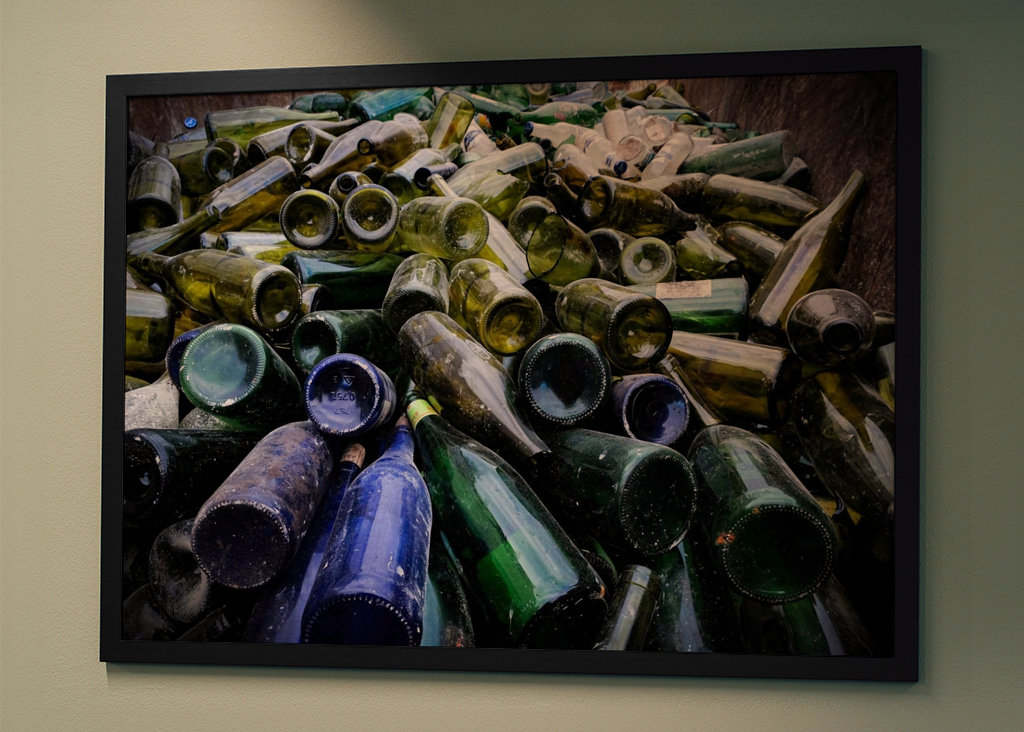 wine bottles used
