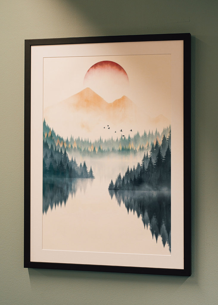 De oever van de rivier