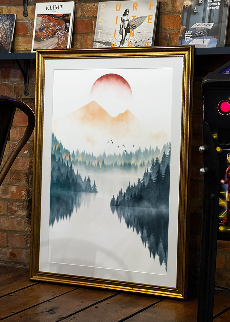 De oever van de rivier