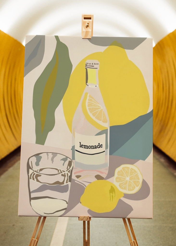 Zitronová limonáda v Pastellu
