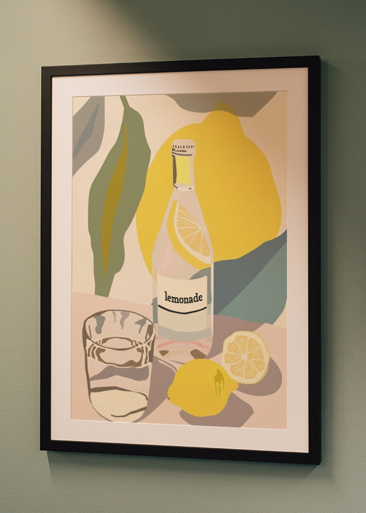 Zitronová limonáda v Pastellu