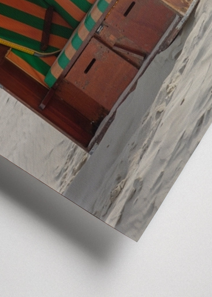 Måger på en strandstol