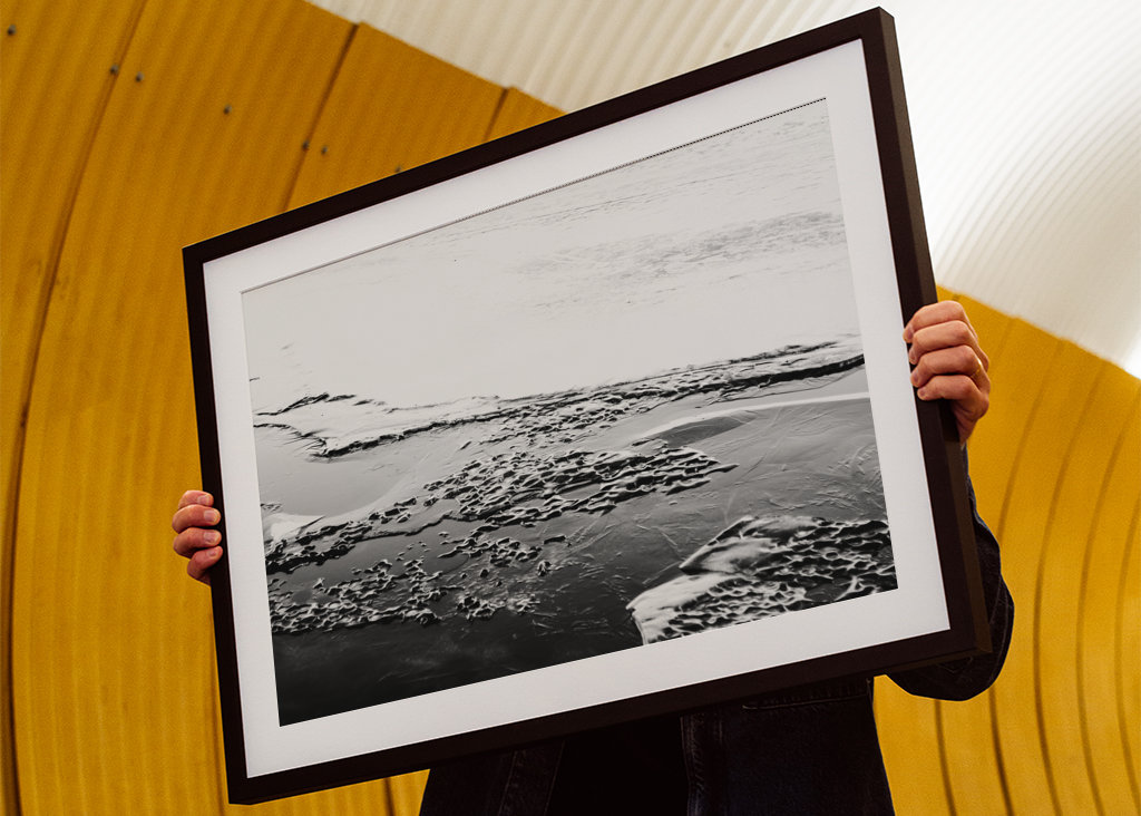 Streszczenie zamarznięta woda