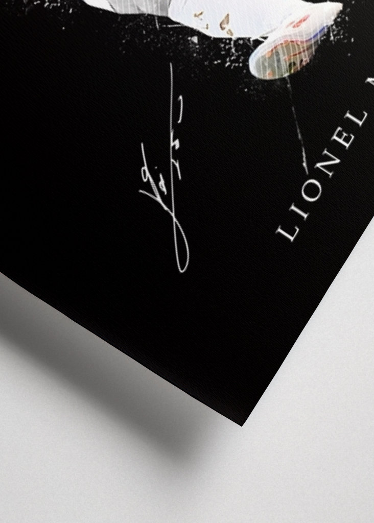 lionel messi street art