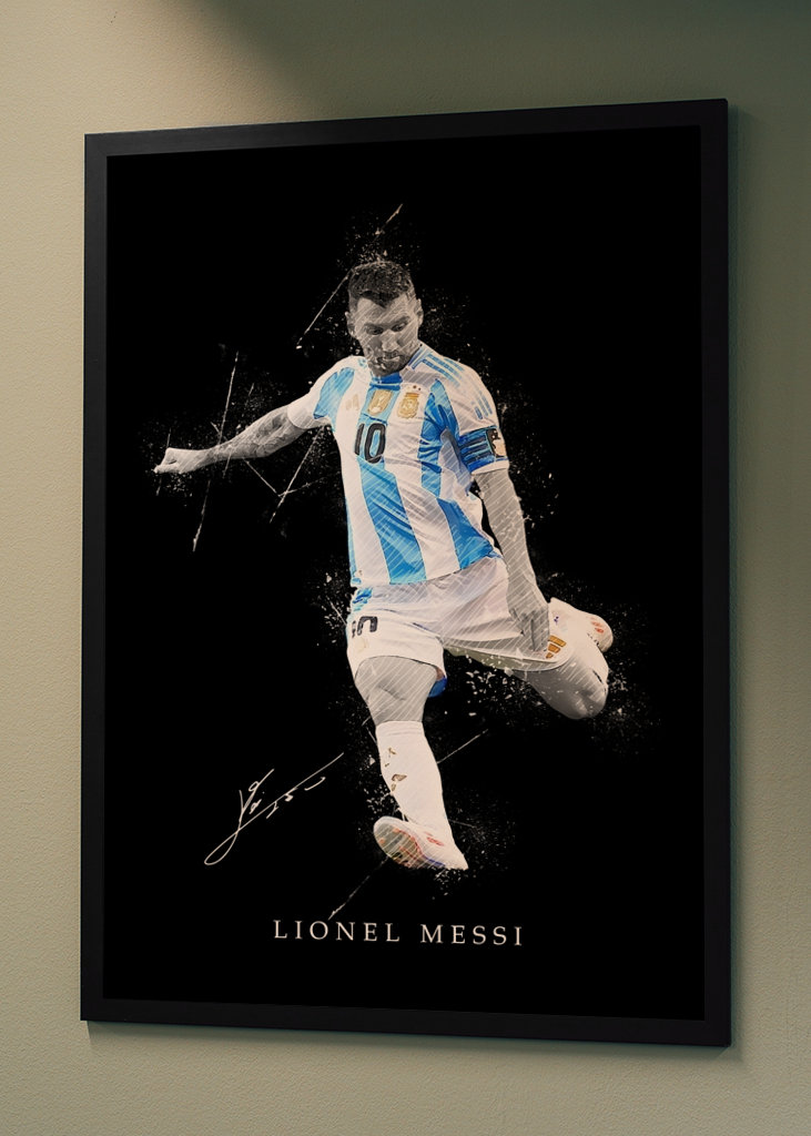 lionel messi street art