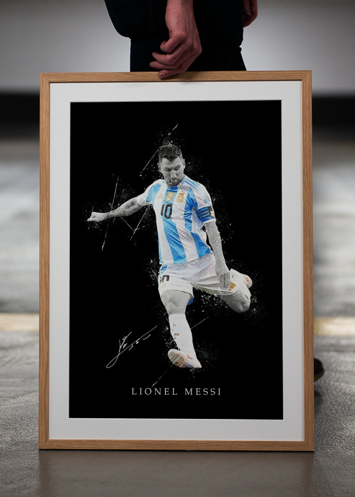 lionel messi street art