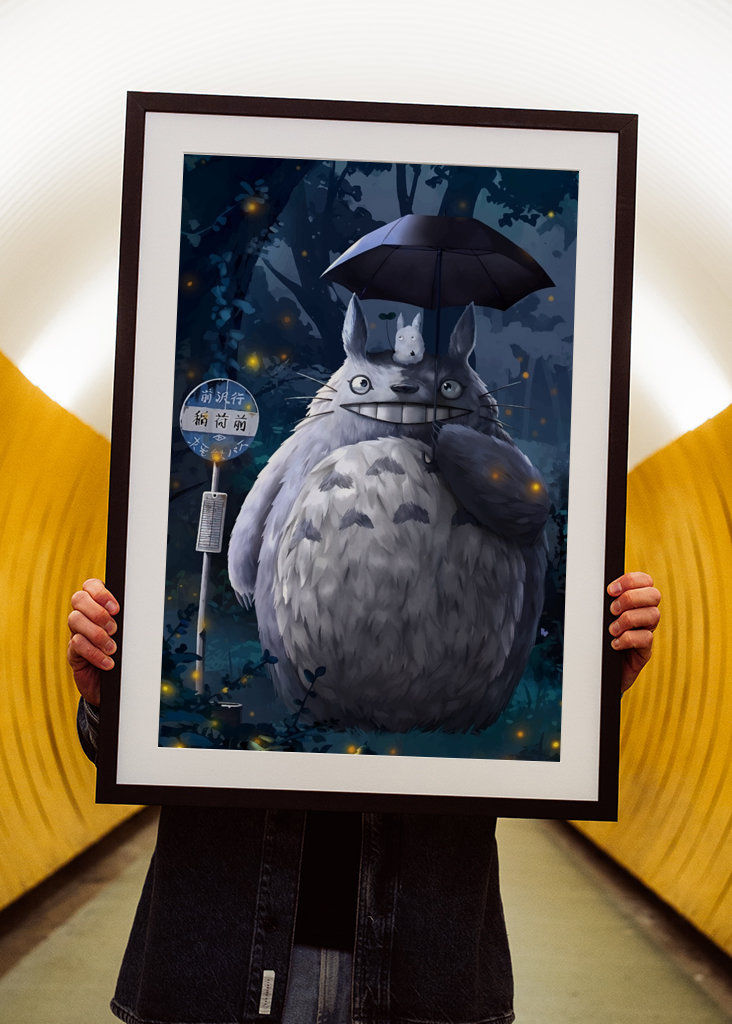 Totoro Caminando de Noche