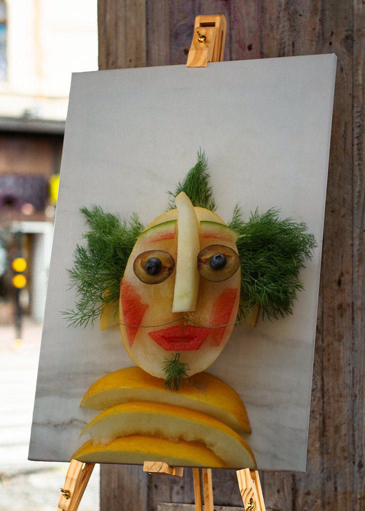 Ritratti di frutta e verdura